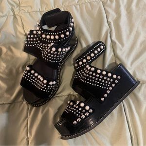 Jeffrey Campbell Palmira Embellished Platform Sandal